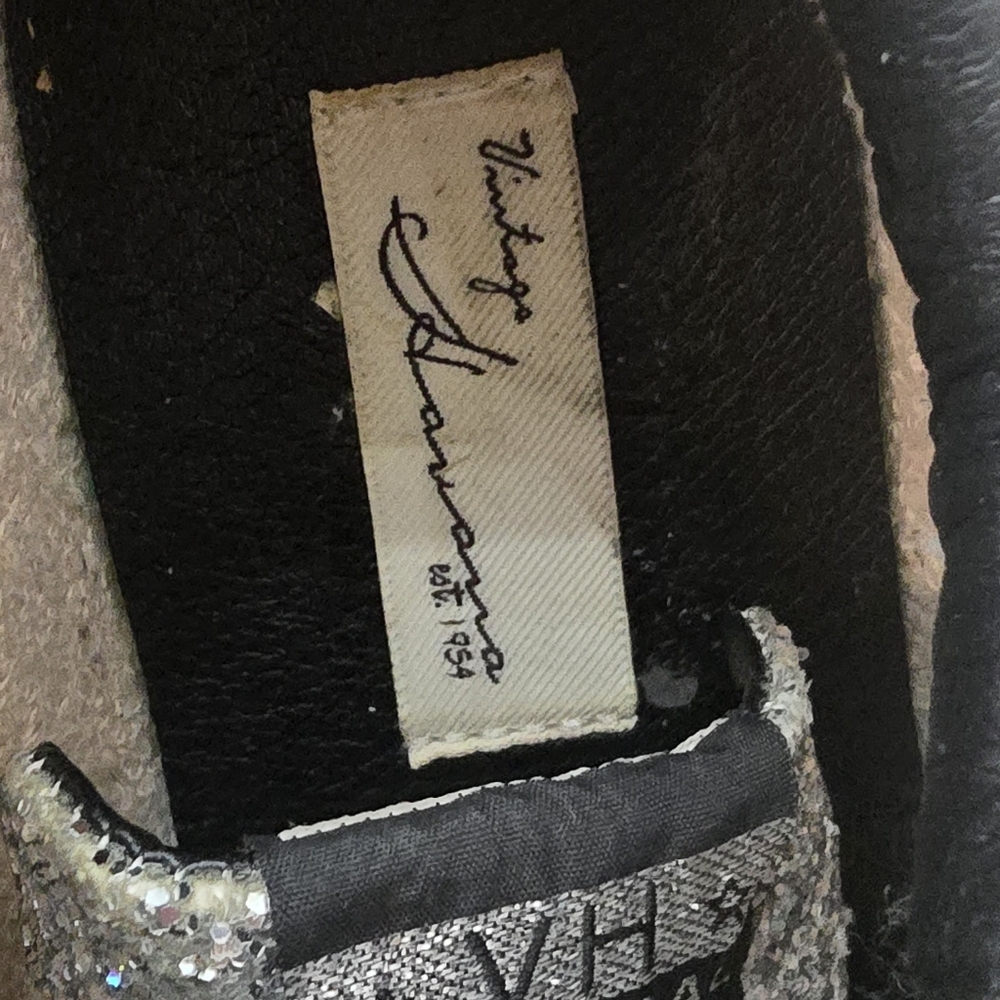 Vintage Havana Regiba Star Women's Glitter Sneakers Size 10. - Picture 10 of 10